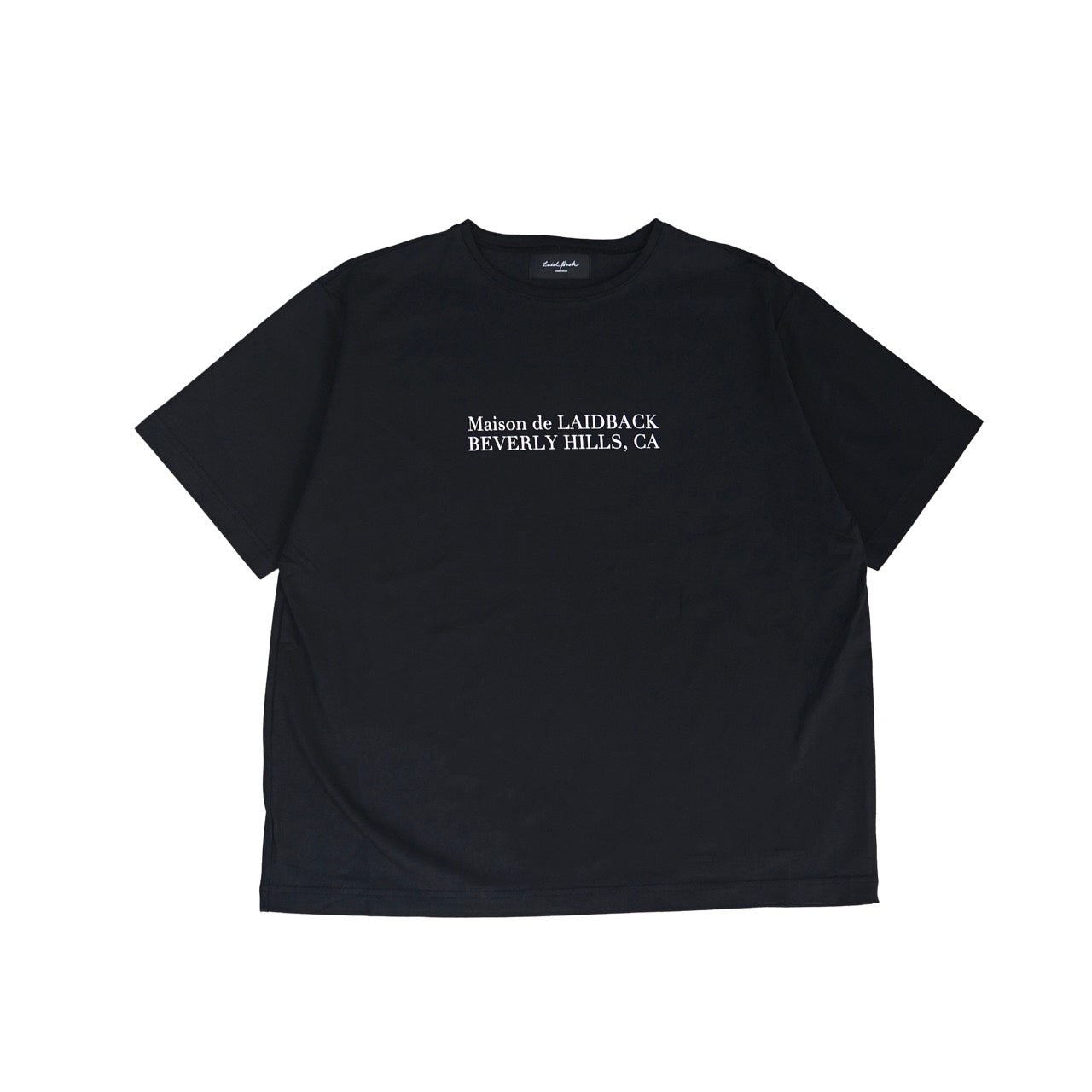 Maison Box Tee Black – LAIDBACK