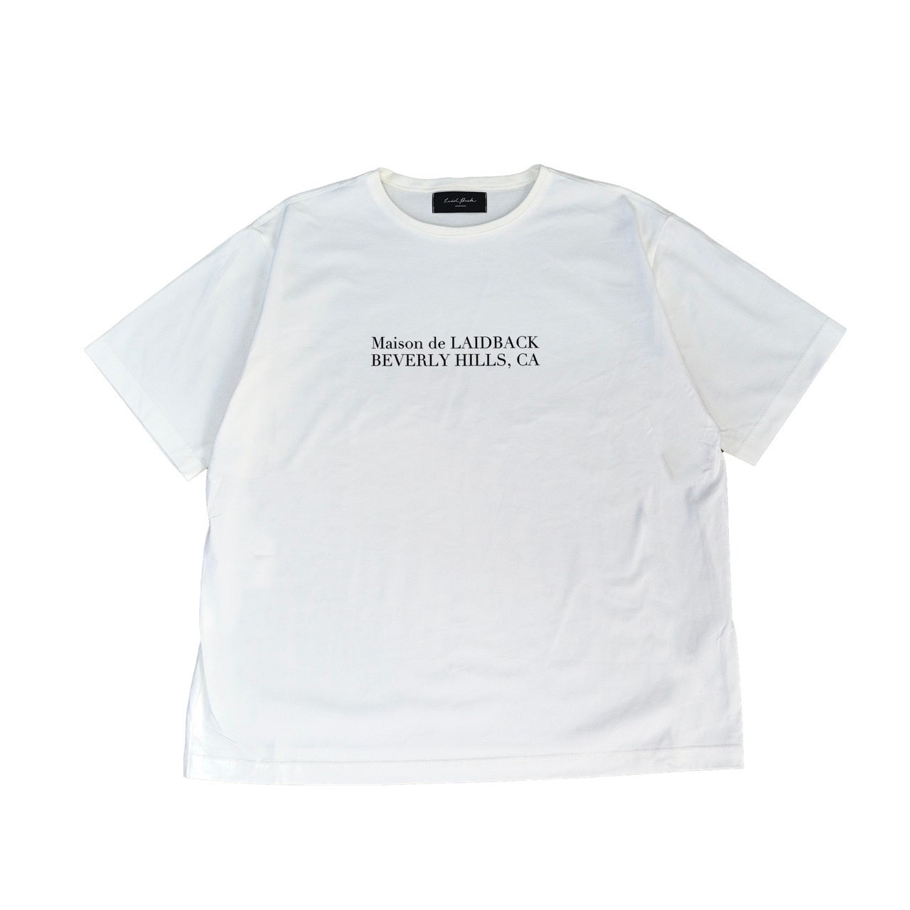 Maison Box Tee White – LAIDBACK